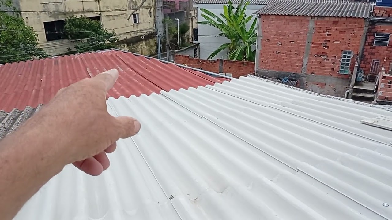 Qual virga eu devo usar no telhado?