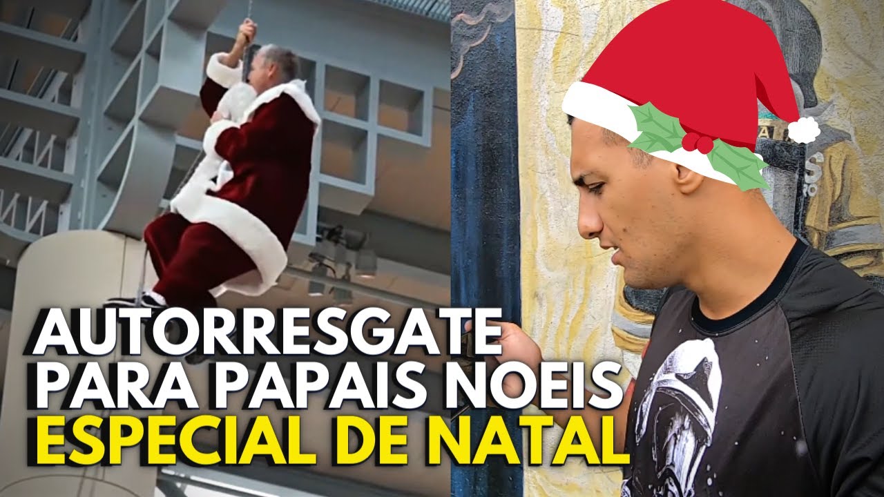 AUTORRESGATE NO RAPEL SEM EQUIPAMENTO