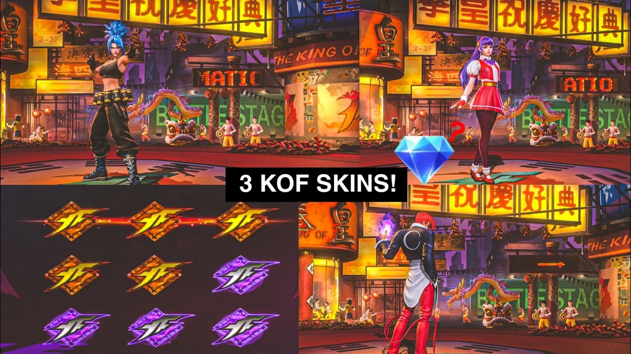 I SPEND ALMOST 15K DIAMONDS IN KOF BINGO!! NEW UPDATE BINGO PATTERN । GETTING 20+ SKINS 😱