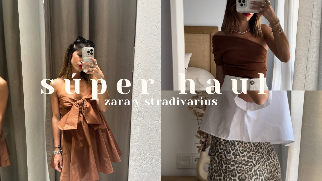 SÚPER HAUL ZARA Y STRADIVARIUS | novedades + joyitas vesiica @Rocío RC