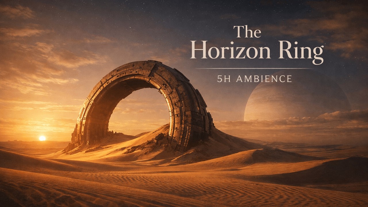 Dune Relic: The Horizon Ring 🌅 Sci-Fi Desert Ambience | Calm, Isolation & Ambient Sounds