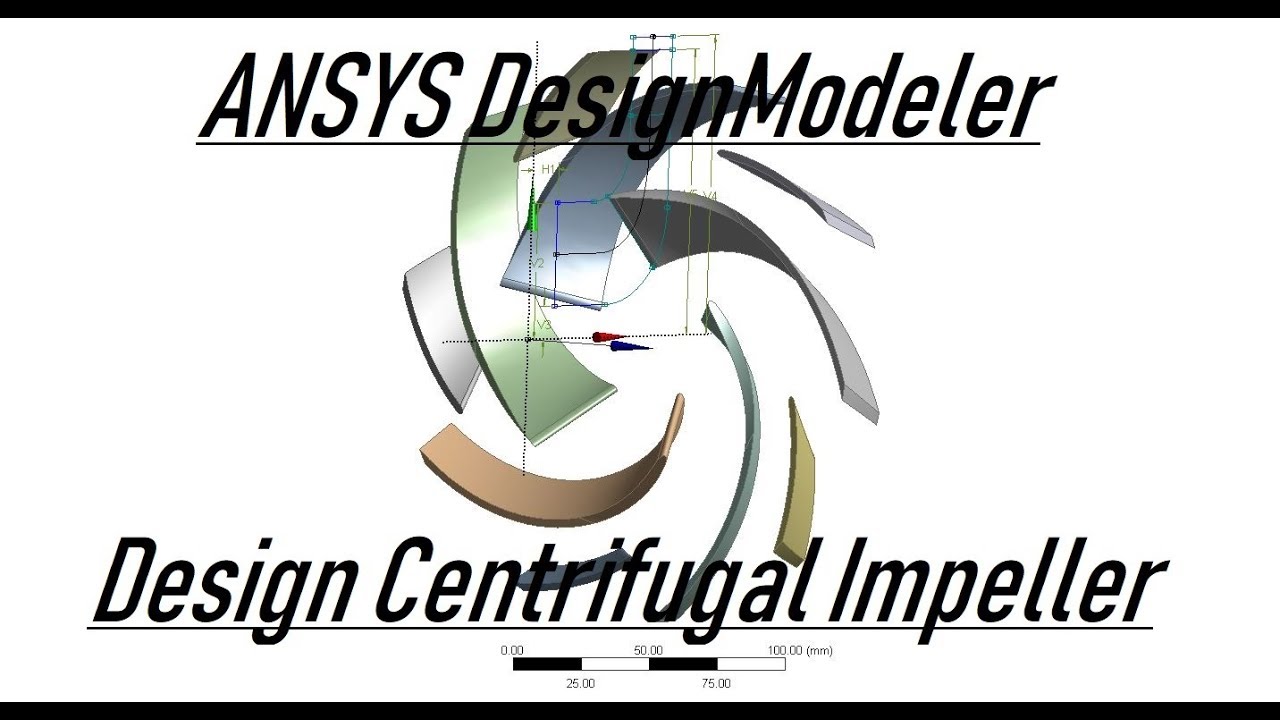 ANSYS DesignModeler tutorial | Design of Centrifugal impeller with splitter