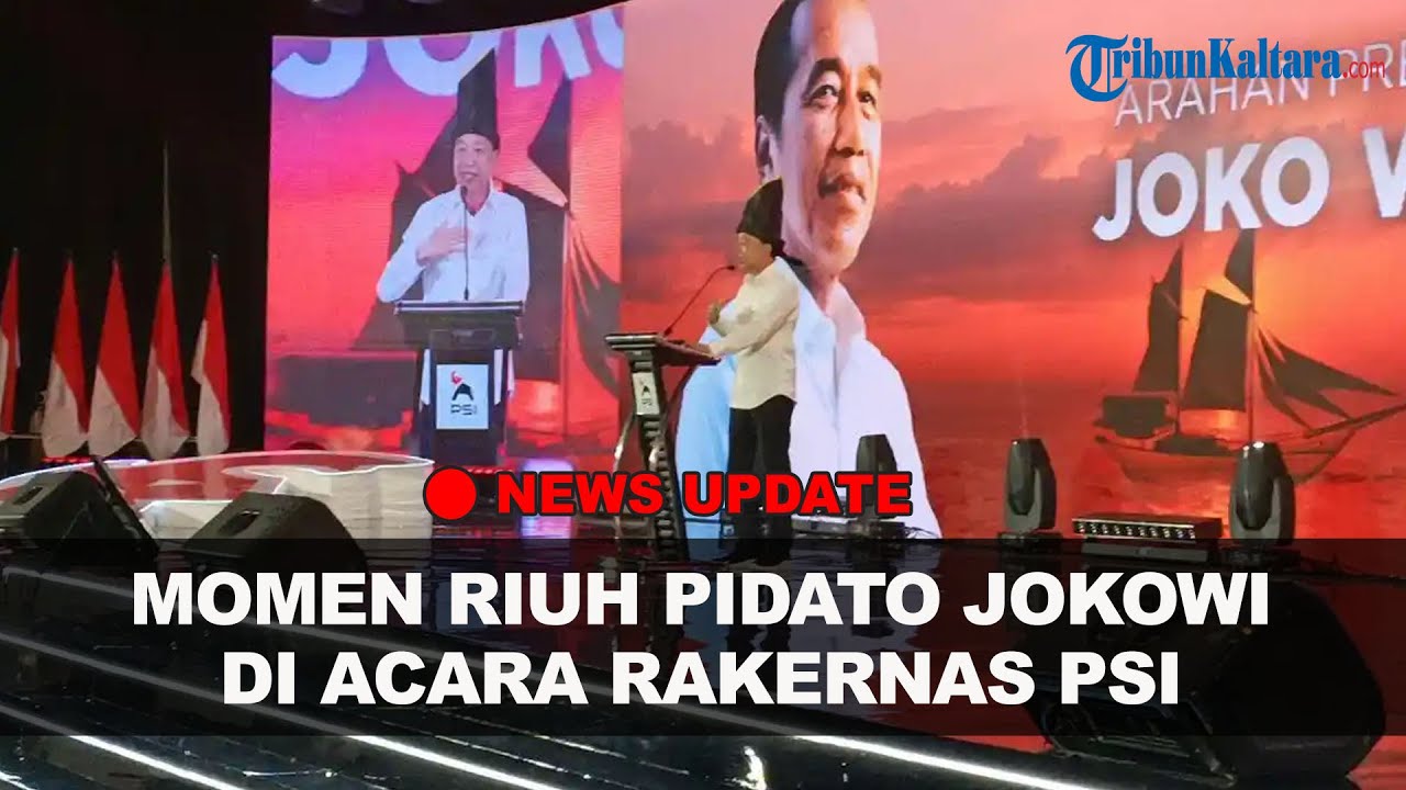 🔴NEWS UPDATE: Momen Riuh Rakernas PSI Makassar, Jokowi Serukan Kerja Mati-matian Demi PSI !