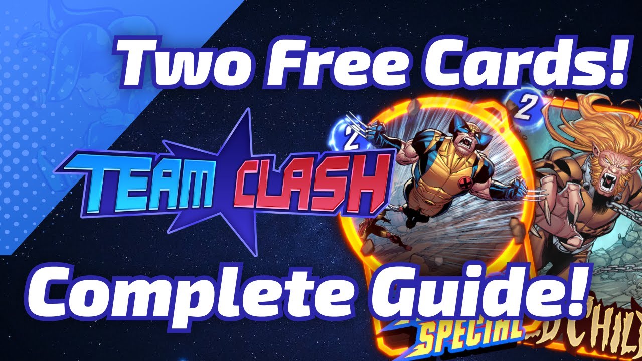 Получите ДВЕ БЕСПЛАТНЫЕ КАРТЫ И ДОМИНИРУЙТЕ в Team Clash — Полное руководство по Marvel SNAP