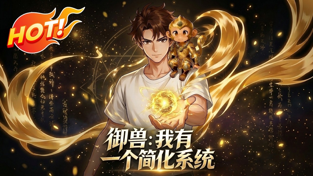 ⚡【新番速递】《御兽：我有一个简化系统》易天穿越御兽世界，绑定简化系统，为救植物人姐姐，契约石猴大圣逆袭巅峰! #穿越 #系统 #逆袭 #漫剧 #爱看动漫