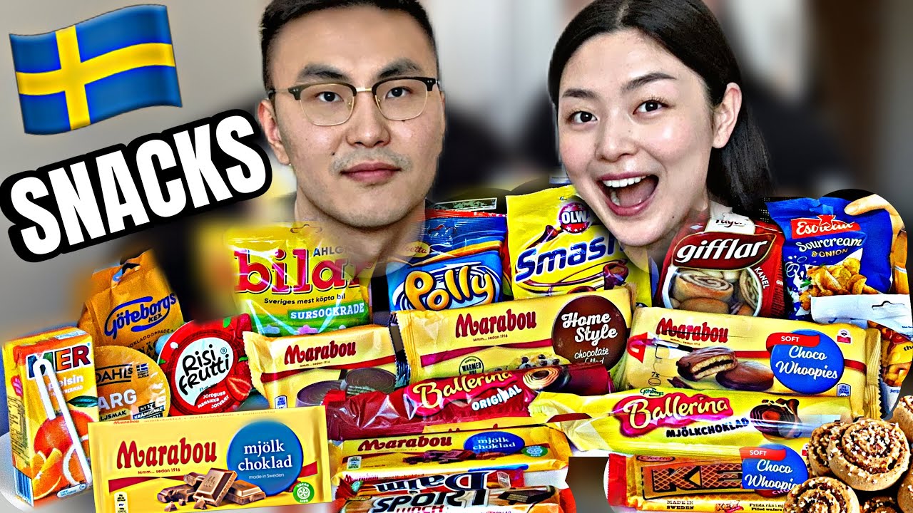 Swedish snacks) taste test 😜
