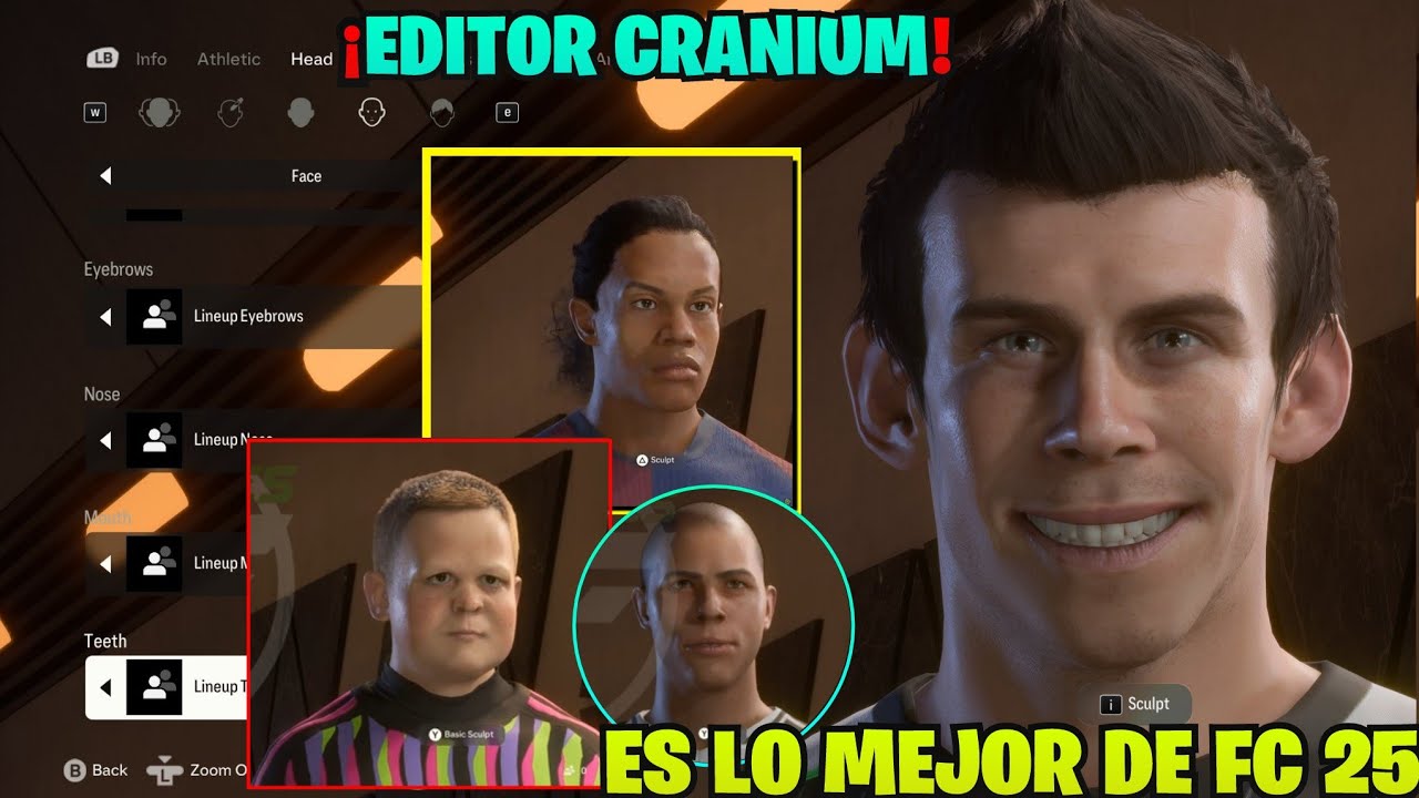 El Nuevo Creador de Rostros (CRANIUM) es Una Locura en FC 25 ¡Míralo a Detalle!