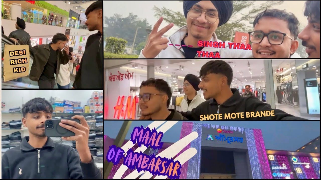Mall of Amritsar || shote mote Brande cho shopping 🛍️ ni krde || SAHIL_DEEP_BHATTI