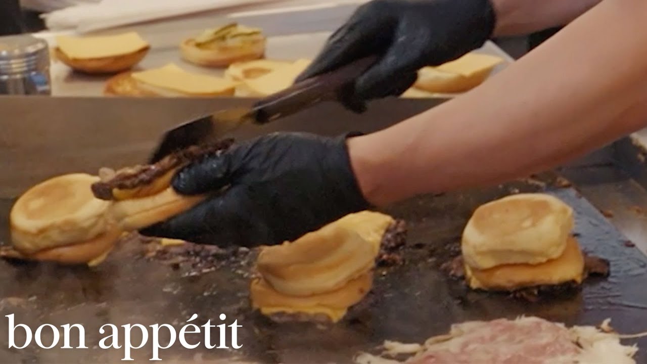Making Hamburger America's Fried Onion Burger