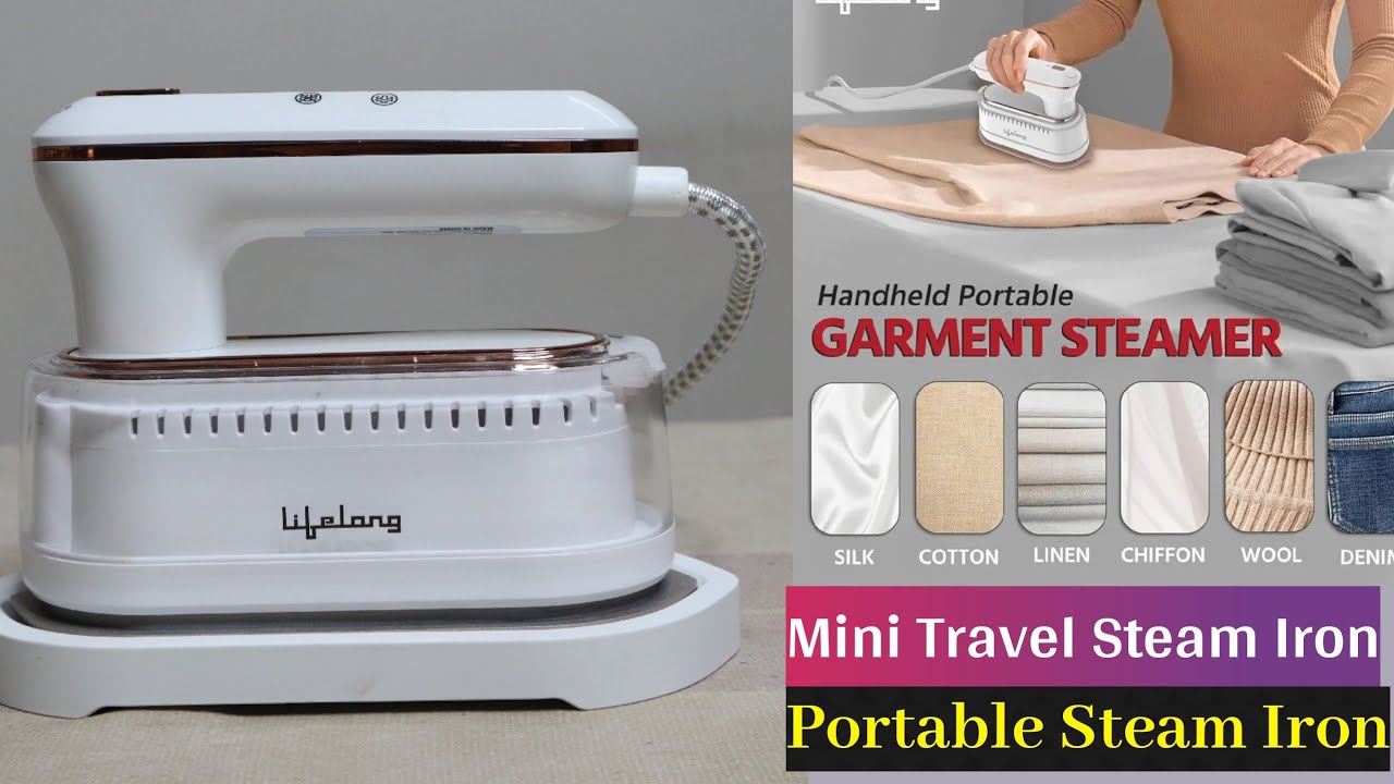 Best Travel Steam Iron | Lifelong Mini Travel Steam Iron 1250 Watt | Portable Steam Iron | NikGoals