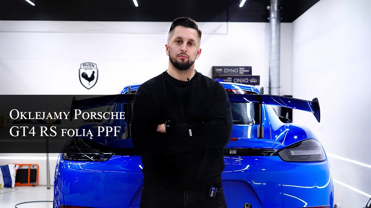 Oklejamy Porsche GT4 RS folią PPF