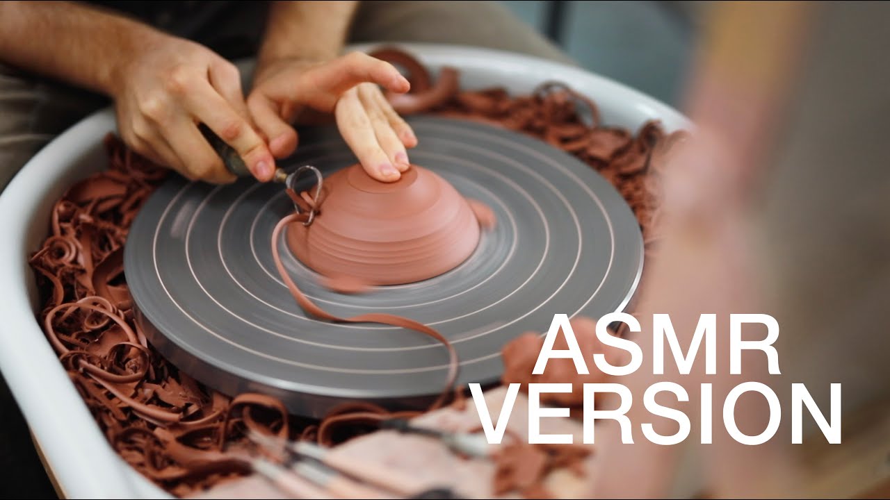 Throwing and Turning a Small, Stoneware Bowl — ASMR version