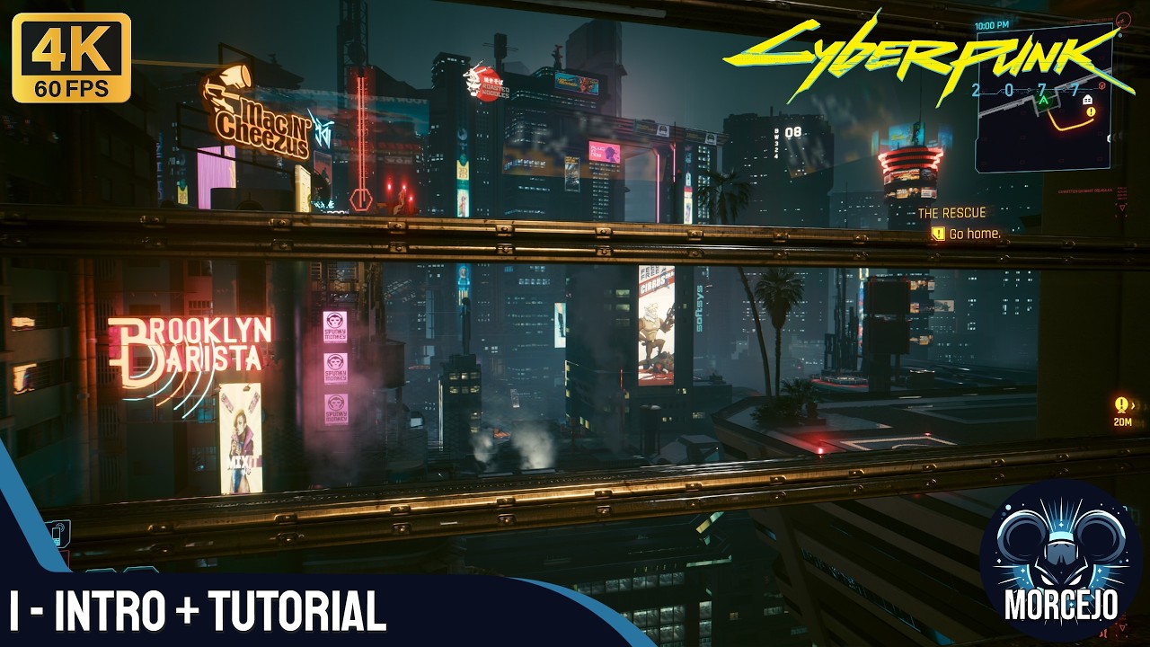 Cyberpunk 2077 - Intro + Tutorial - Gameplay 1