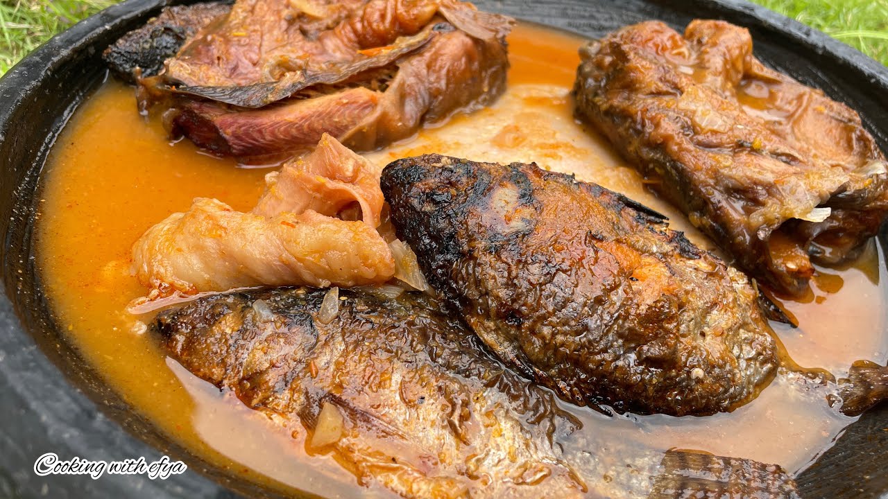 Let’s Make Authentic GHANA LIGHT SOUP/ PEPPER SOUP RECIPE | GHANA DRIED FISH SOUP RECIPE