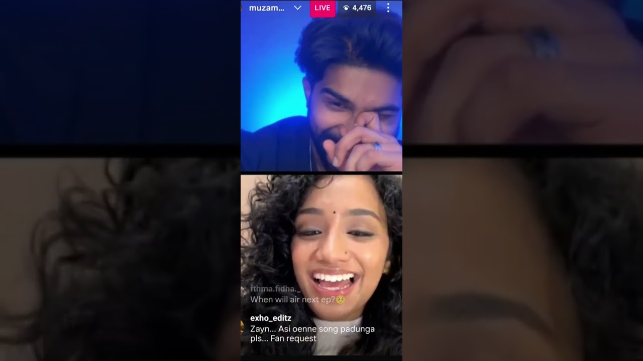 #mdtp team Muzammil and chandni live  (part2)💖