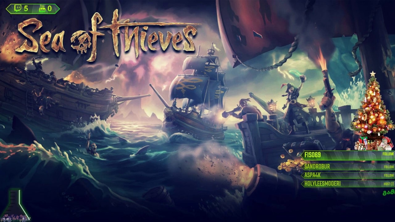 Sea of Thieves ქართულად. კრაკენების შემოსევა და ვულკანის ამობრქვევა 😱😱😱