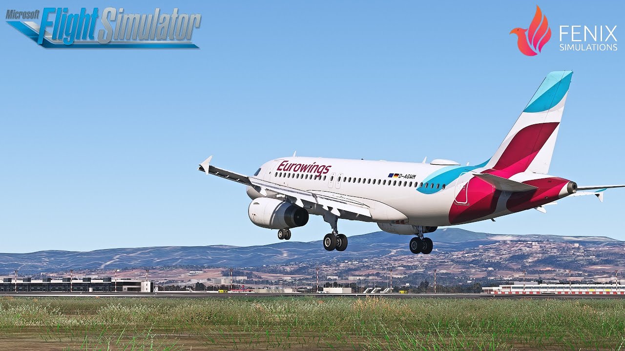 MSFS 2020 - Smooth landing into Thessaloniki | LGTS/SKG | Fenix A319 | 7800X3D 4070 TI Super