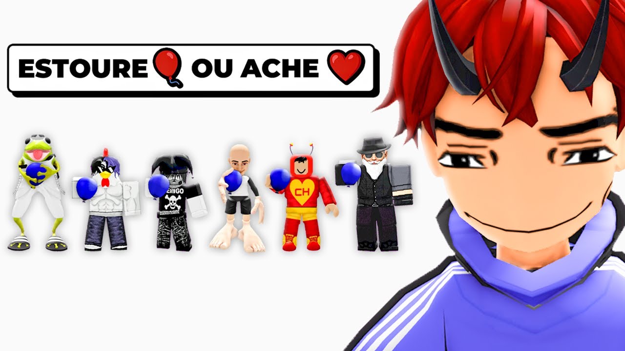 ESTOURE O BALÃO OU ENCONTRE SEU AMOR! | HOMENS | NO ROBLOX