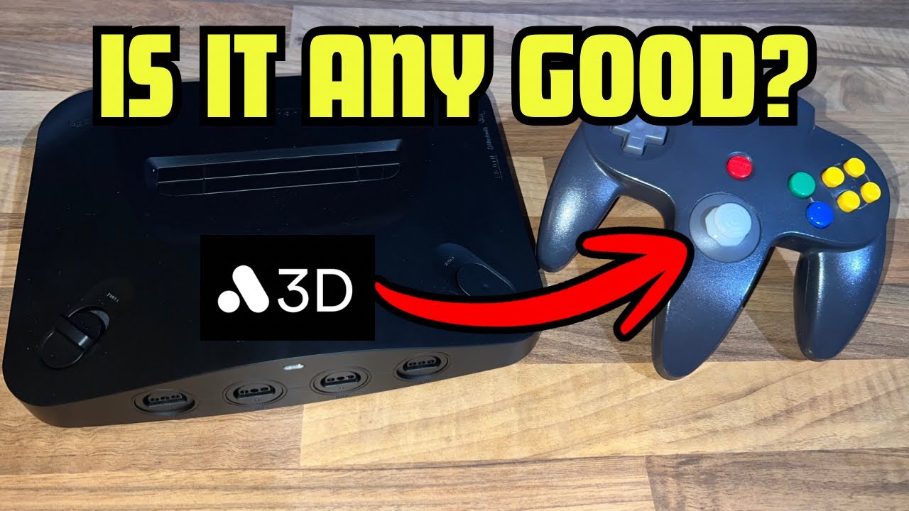Я установил модификацию беспроводного контроллера N64 от 8BitDo и протестировал её в аналоговом 3D.