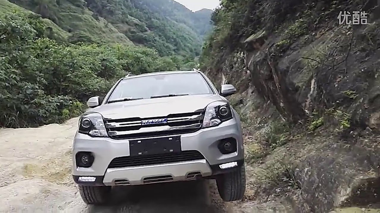 Haval H5 new. Китайцы тестируют проходимость с вывешиванием авто.