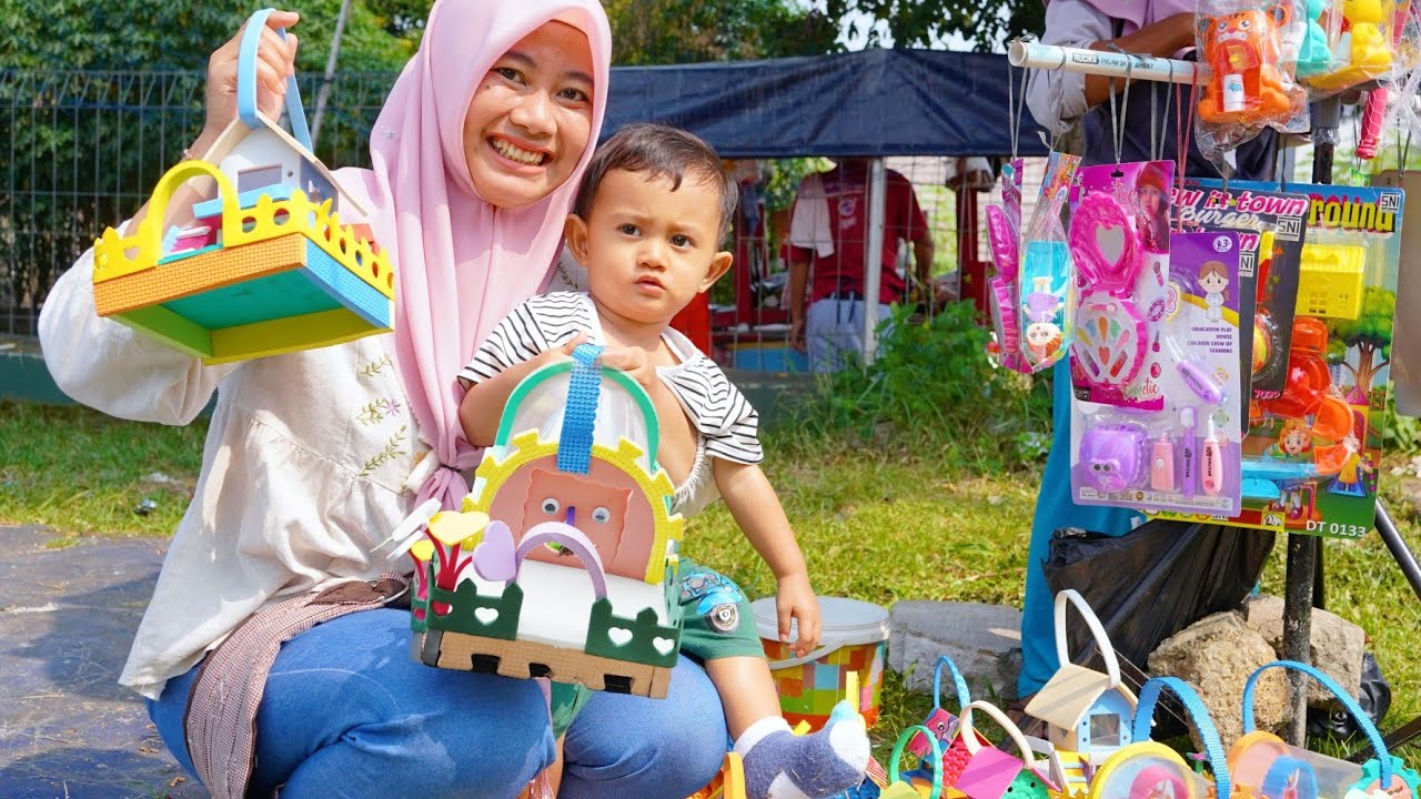 AZAM BELI RUMAH KEONG KELOMANG BUAT ALI 🐌 DI TEMPAT MAINAN