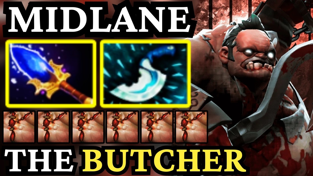 🔥 PUDGE DOMINATES Mid NEW Patch 7.41a &mdash; Insane Butcher Gameplay! 🔥 Dota 2 Mid