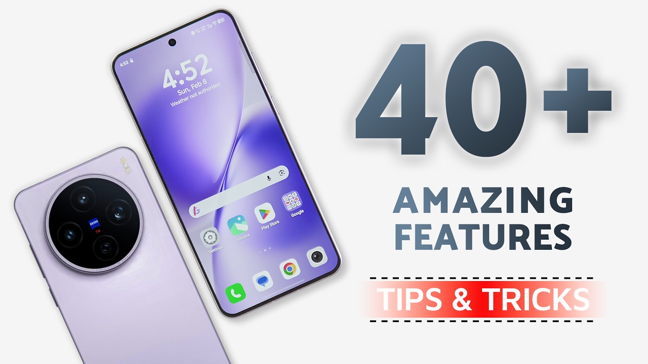 Vivo X200T Tips & Tricks ft. Origin OS 6 | 40+ Special Features - TechRJ