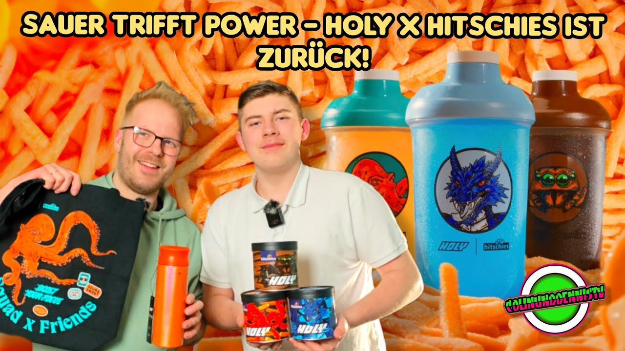 Sauer trifft Power – HOLY x hitschies ist zurück! Alle 3 Sorten im Test Holy Energy