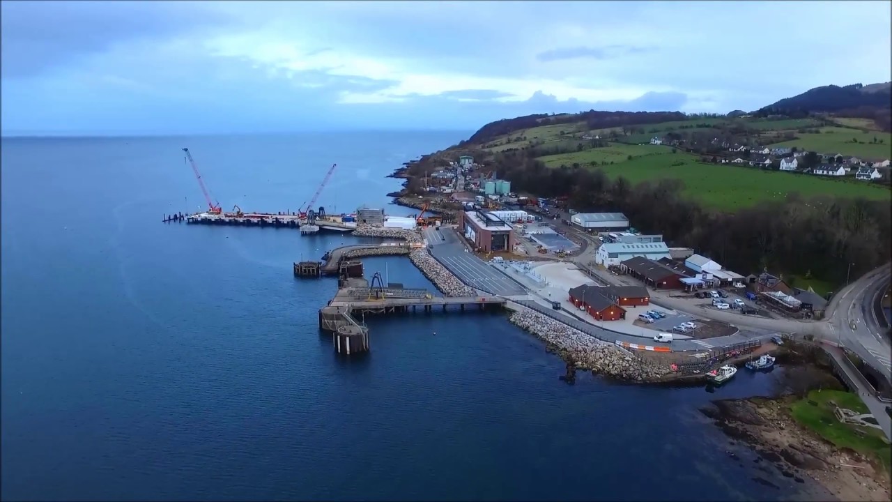 Isle Of Arran From The Air - Ayrshire - Drone Footage of Some Of Arran`s Towns