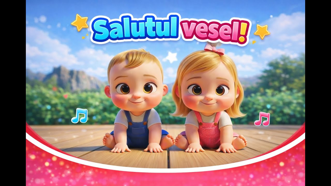 Bună, bună, mânuță! 👋 Salutul Vesel – Cântecel Animat pentru Copii! #cantecelecopii #copii