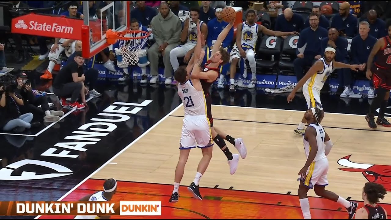Matas Buzelis with a nasty poster dunk on Quinten Post - 12/7/25