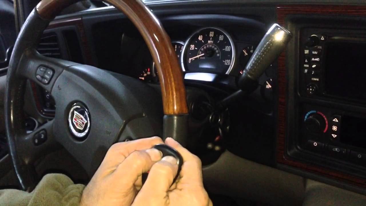 Cadillac Escalade transmitter keyless entry remote program.