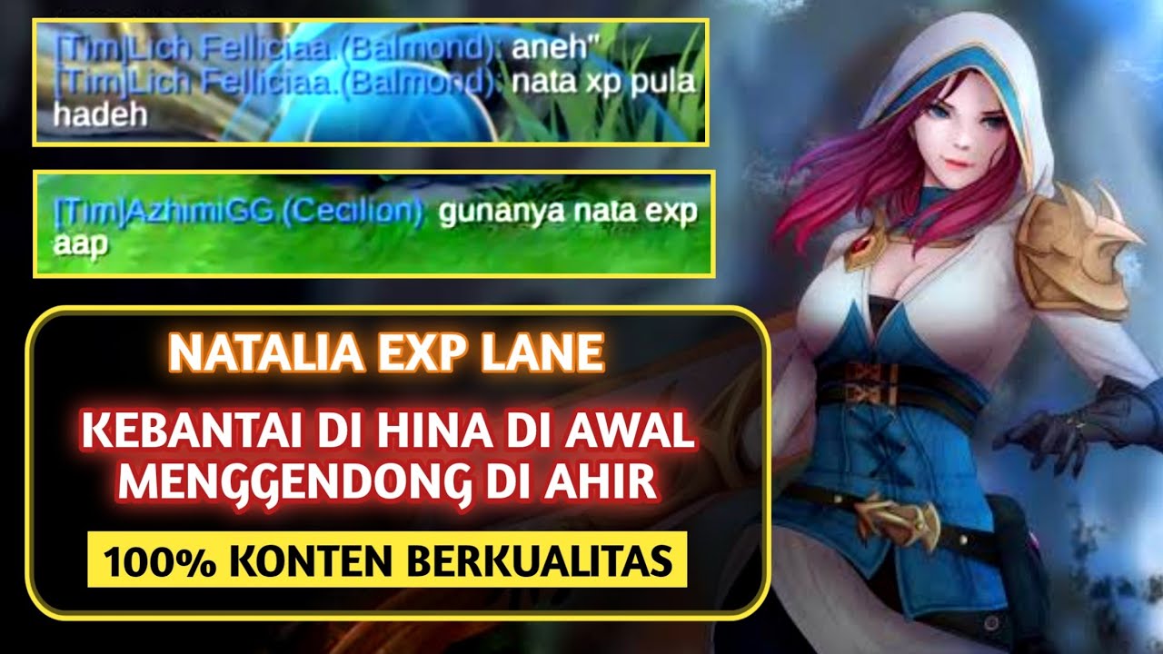 Natalia Exp Lane Di Remehkan. Auto Menggila Menggendong tim. Kalah Di Awal Ngebantai Di Ahir.