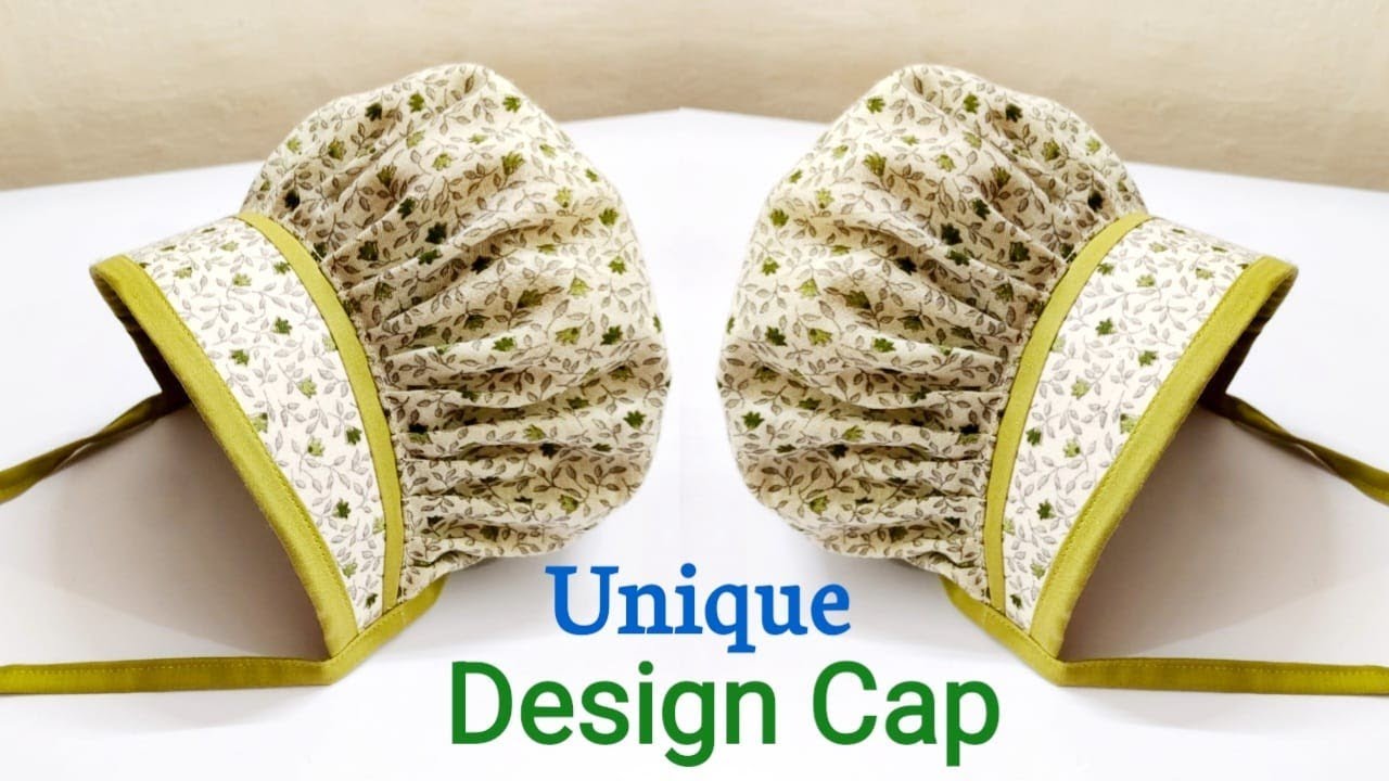 Baby Cap Cutting And Stitching New Design//6 से 12 महीनें के बच्चे के लिए टोपी बनाने का आसान तरीका 