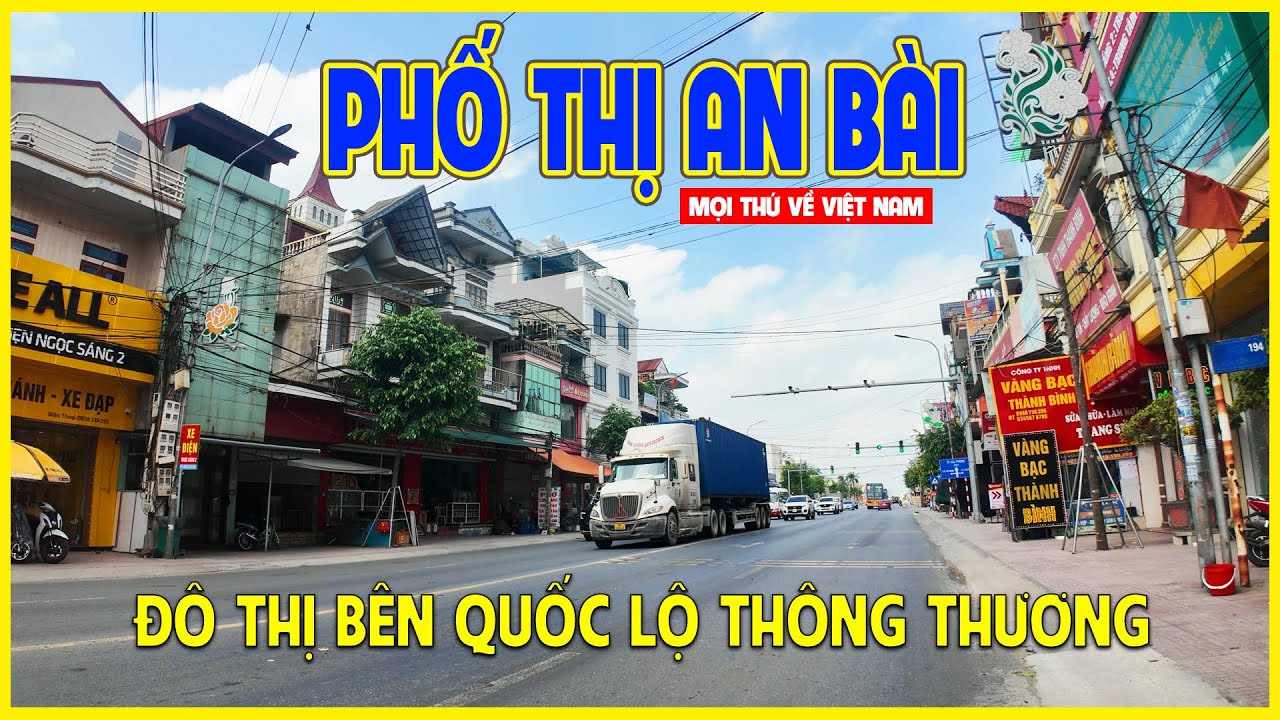 PHỐ THỊ AN BÀI | ĐÔ THỊ NẰM NGAY QUỐC LỘ THÔNG THƯƠNG NHỘN NHỊP | Hưng Yên (Thái Bình)