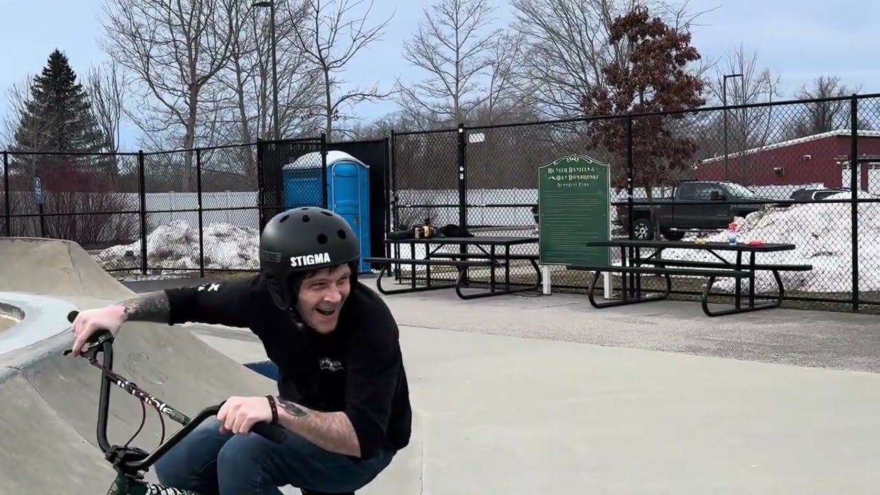 BMX in Central Connecticut. Ashley Crabb and Stephen Baklik tear Moodus apart at high speed. #bmx
