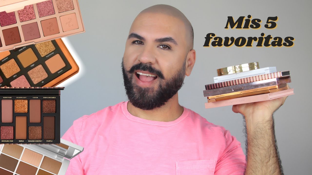 Mis 5 PALETAS DE SOMBRAS FAVORITAS | Las que mas uso en mis clientas