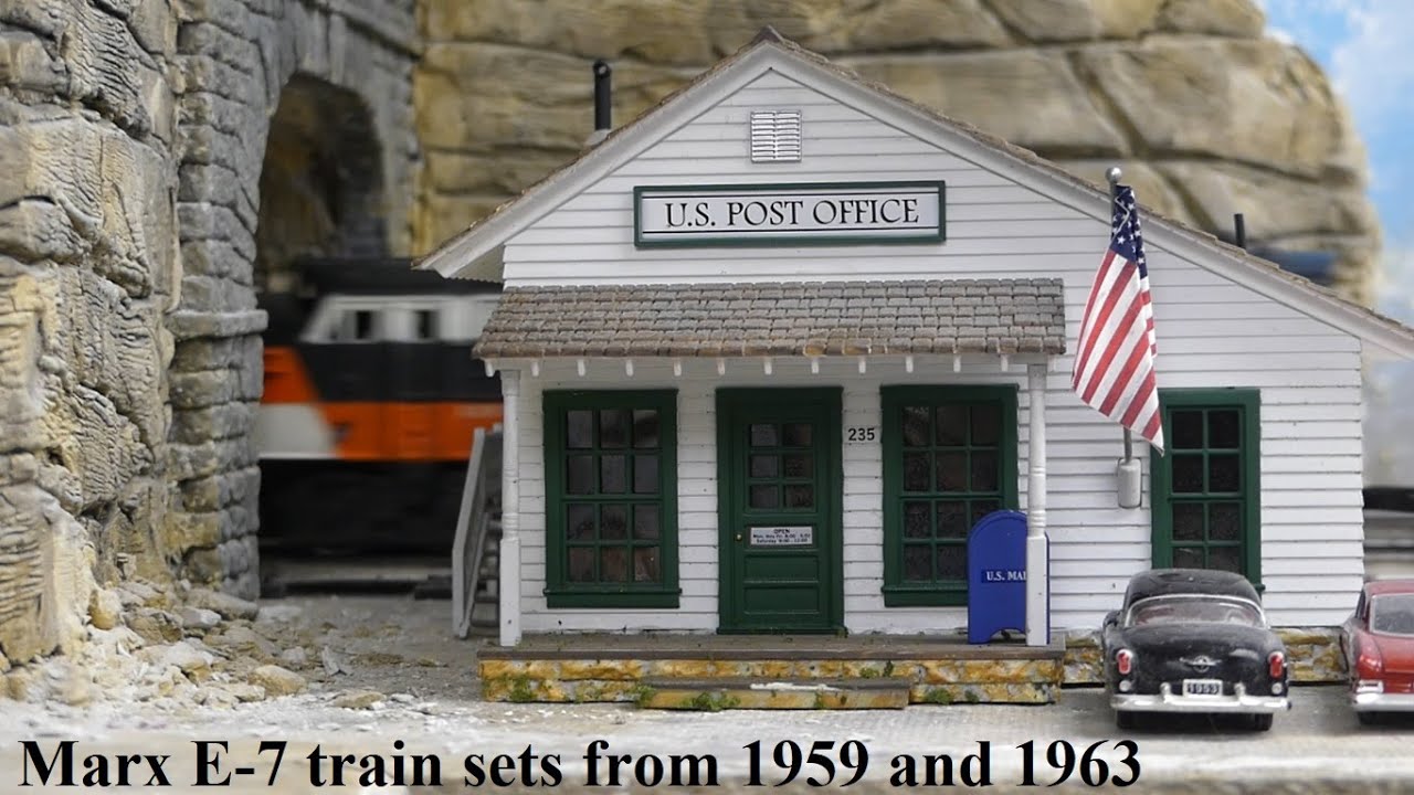 Marx E-7 trains sets from 1959 and 1963