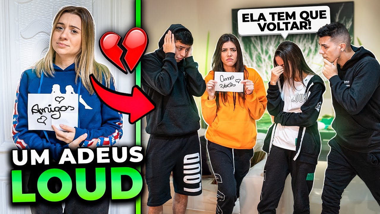 DEIXEI APENAS UMA CARTA DE ADEUS NA MANSÃO LOUD E...