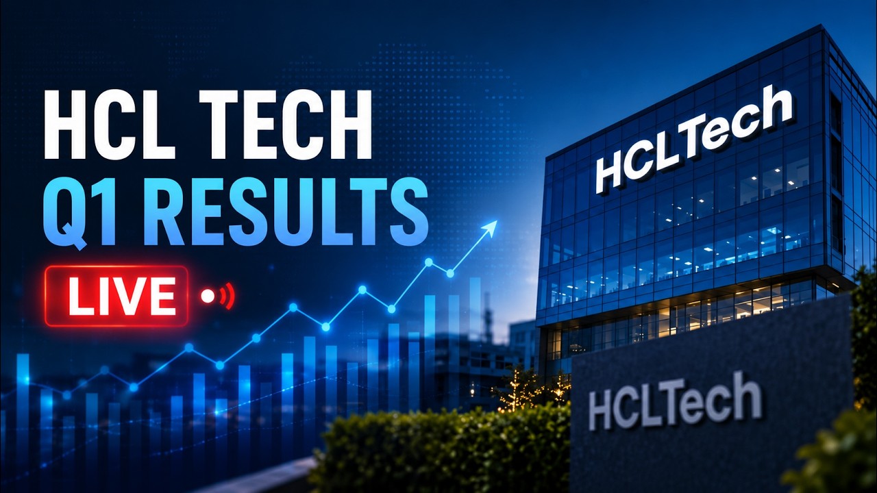 HCLTECH Q1 Results LIVE: HCLTech Press Conference LIVE Today | Growth Estimates & Dividened Revealed