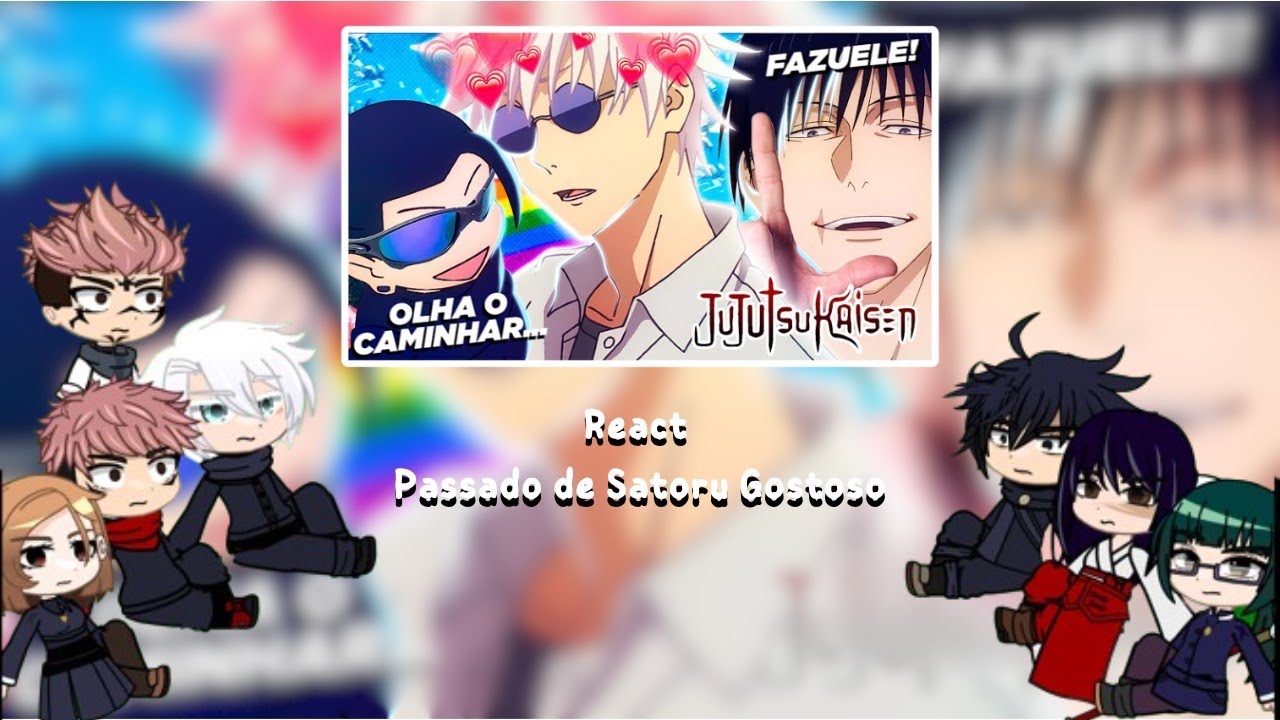Jujutsu Kaisen React Passado de Satoru Gostoso @vortex_project