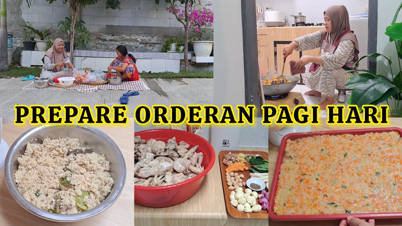 SORE KE MALAM PREPARE  ORDERAN BESOK PAGI #niahermanto #irt #idejualan #jualanonline juala