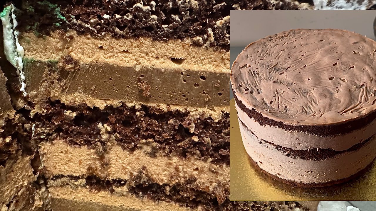 Сборка шоколадного торта🍰🔥💥как правильно собрать шоколадный торт с шоколадным кремю🍫💯💥🔥