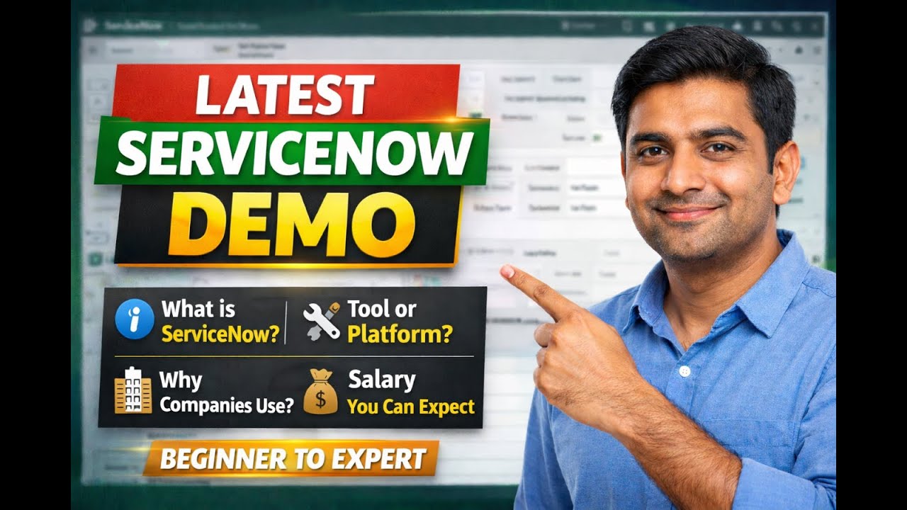 Latest ServiceNow Demo | End-to-End Use Case