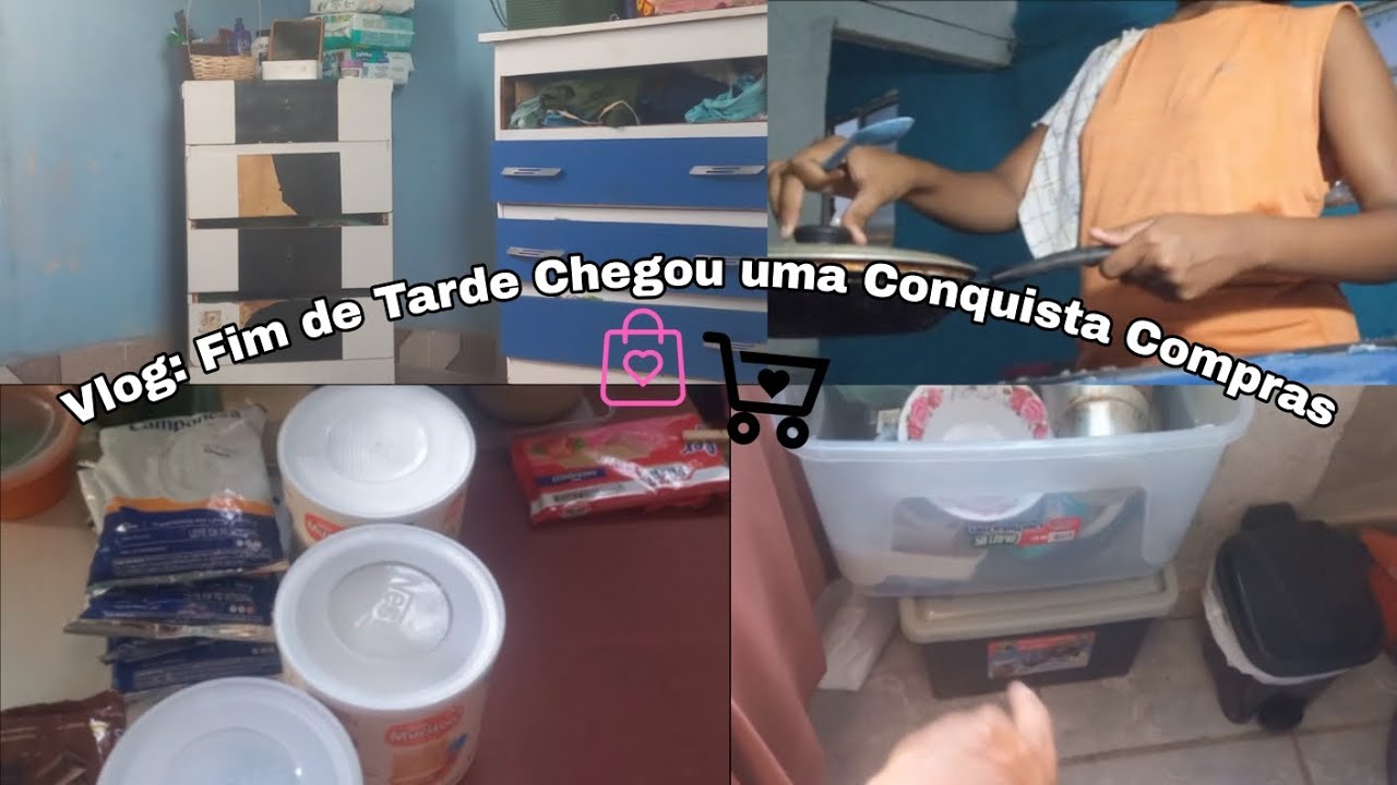 Vlog: Fim De Tarde/ Organização/Compras/ Conquista💘🤗