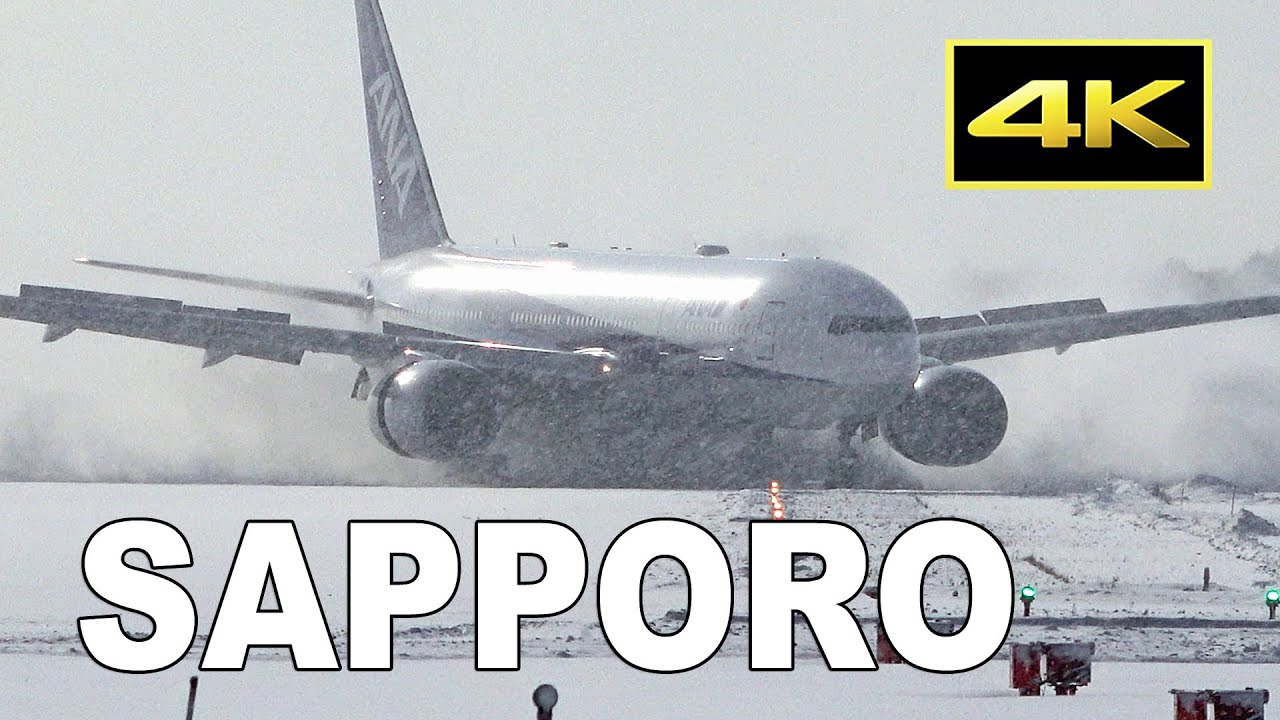 [4K] BIG JETS AND SNOWPLOWS - 777 A350 787 767 / 除雪作業 / New Chitose Airport 2020 - 2021 / 新千歳空港