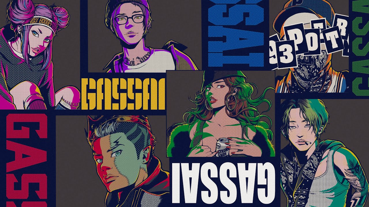 【MV】GASSAI feat. NICO, 今酒ハクノ, 93poetry / BOOGEY VOXX