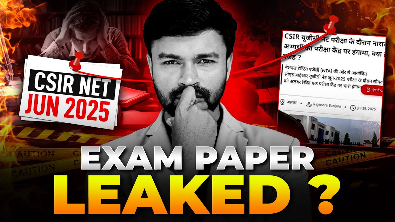 Truth Behind CSIR NET June 2025 Paper Leak &ndash; Shocking Details! | IFAS