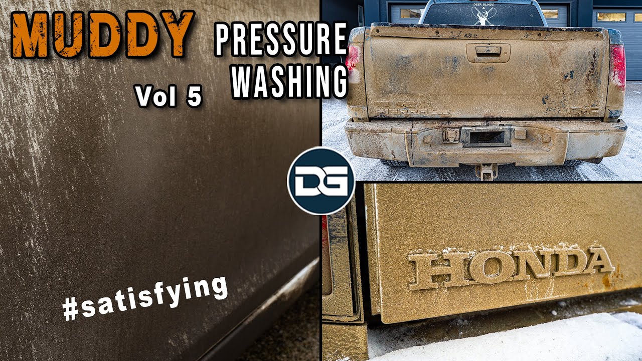 Super Muddy Pressure Washing Compilation Vol 5! | Satisfying Car Detailing Power Washing
