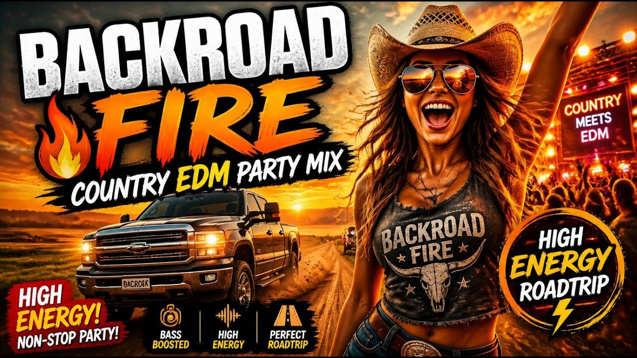 Backroad Fire | Country EDM Party Mix 2026 | High Energy Roadtrip